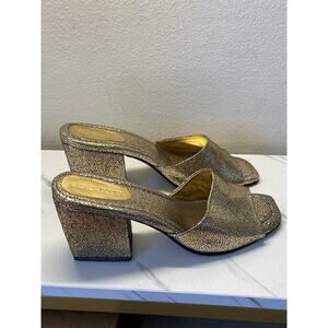 Rachel Comey Gold Heeled Sandals